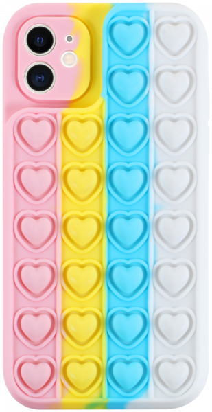 Apple iPhone 11 szilikon tok Heart Pop It