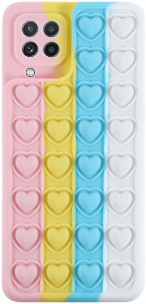 Samsung Galaxy A22 4G (SM-A225F) szilikon tok Heart Pop It