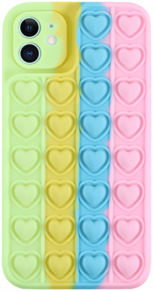 Apple iPhone 11 szilikon tok Heart Pop It