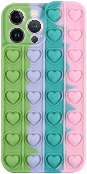 Apple iPhone 13 Pro Max szilikon tok Heart Pop It