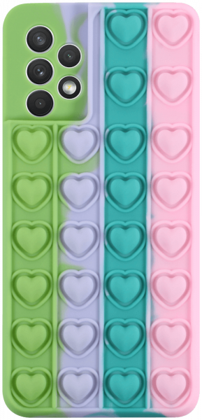 Samsung Galaxy A32 5G (SM-A326) szilikon tok Heart Pop It
