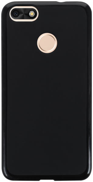 Huawei Nova Lite 2017 szilikon tok matt-fényes keret fekete