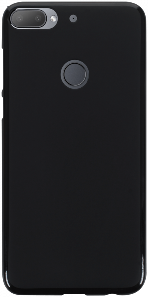 HTC Desire 12 Plus szilikon tok matt-fényes keret fekete