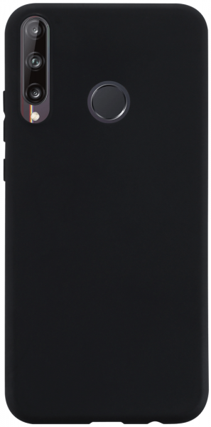 Huawei P40 Lite E szilikon tok matt fekete