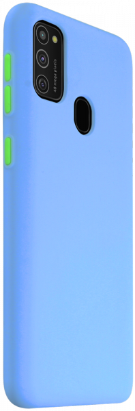 Samsung Galaxy M21 (SM-M215F) szilikon tok babakék