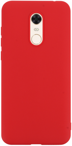 Xiaomi Redmi 5 Plus szilikon tok matt piros