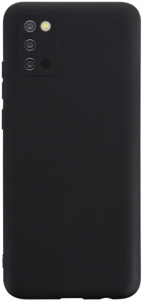 Samsung Galaxy A02s (SM-A025) szilikon tok kameravédővel fekete