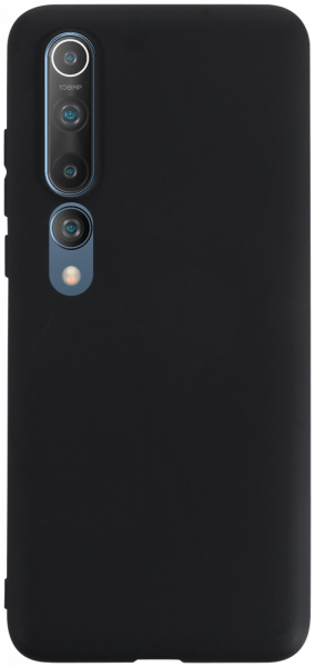 Xiaomi Mi 10 5G szilikon tok matt fekete