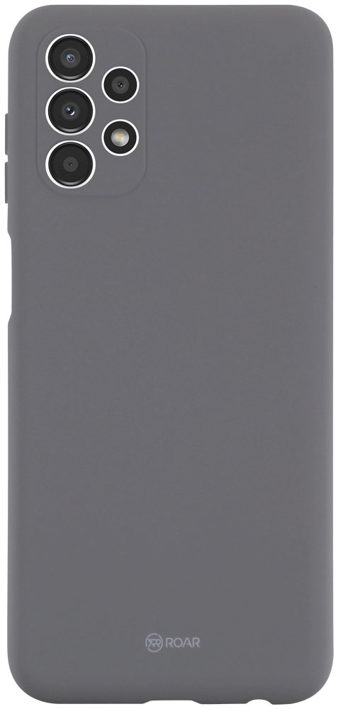 Samsung Galaxy A13 4G (SM-A135F) szilikon tok gyári ROAR kameravédővel szürke