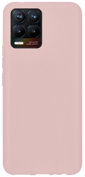 Realme 8 Pro szilikon tok matt púderszínű