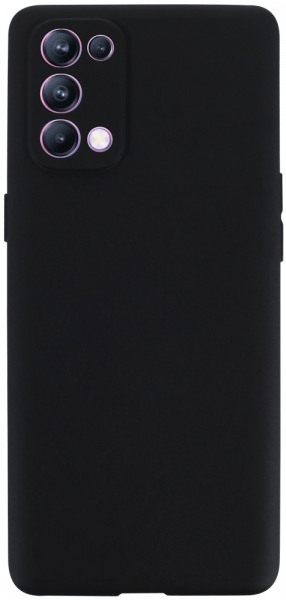Oppo Reno5 Pro 5G szilikon tok matt matt fekete