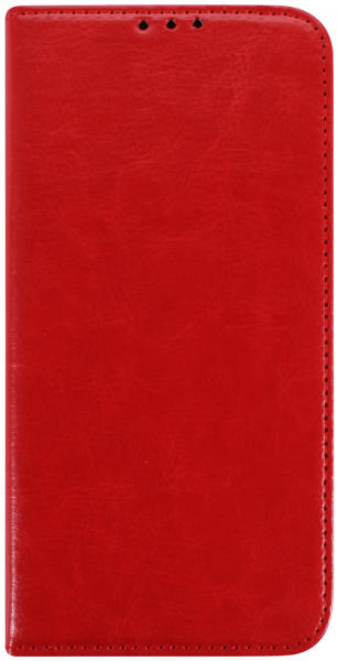 Xiaomi 12 oldalra nyíló flipes bőrtok valódi bőr piros