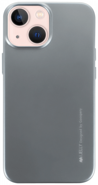 Apple iPhone 13 Mini szilikon tok gyári MERCURYCASE fémhatású szürke