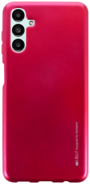 Samsung Galaxy A13 5G (SM-A136) szilikon tok gyári MERCURYCASE fémhatású rózsaszín