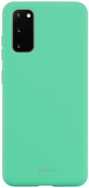 Samsung Galaxy S20 (SM-G980F) szilikon tok gyári ROAR mentazöld