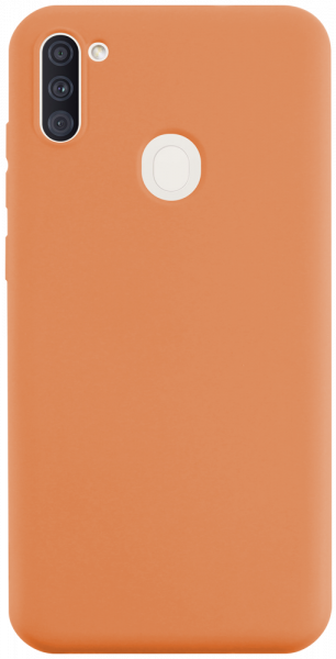Samsung Galaxy A11 (SM-A115F) szilikon tok matt narancssárga