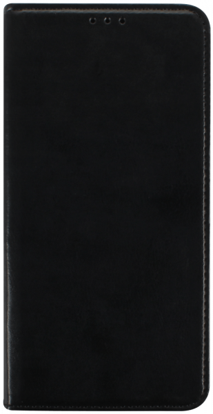 Xiaomi Mi 11 Ultra oldalra nyíló flipes bőrtok valódi bőr fekete