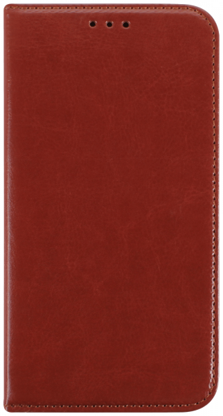 Apple iPhone 13 Pro oldalra nyíló flipes bőrtok valódi bőr barna