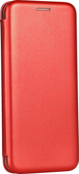 Samsung Galaxy S22 Ultra 5G (SM-S908B) oldalra nyíló mágneses flipes bőrtok prémium minőség piros
