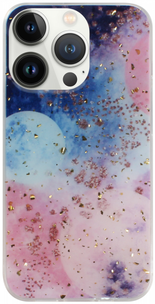 Apple iPhone 13 Pro kemény hátlap Gold Glam Galactic