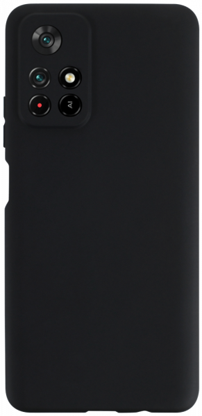 Xiaomi Redmi Note 11S 5G szilikon tok kameravédővel matt fekete