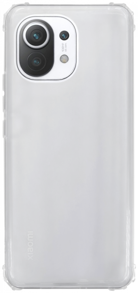 Xiaomi Mi 11 szilikon tok közepesen ütésálló légpárnás sarok átlátszó