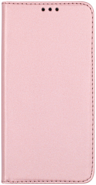 Xiaomi Redmi 8 oldalra nyíló flipes bőrtok asztali tartó funkciós rozéarany