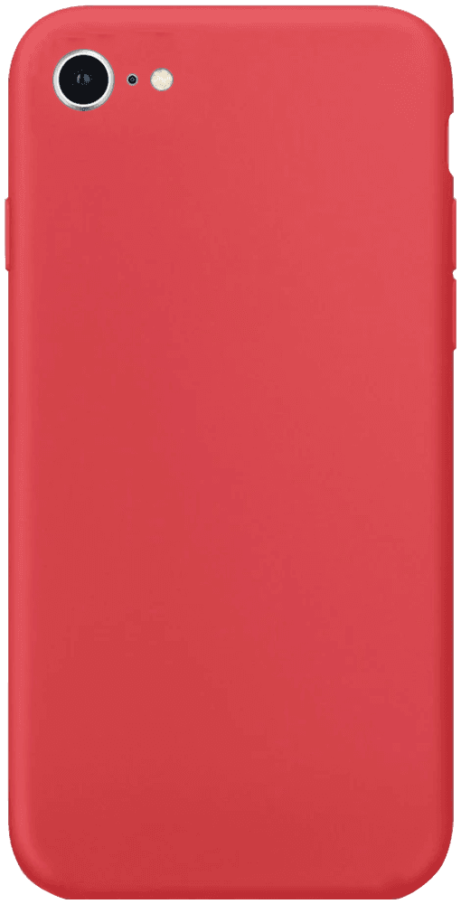 Apple iPhone SE (2022) szilikon tok piros