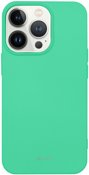 Apple iPhone 13 Pro szilikon tok gyári ROAR mentazöld