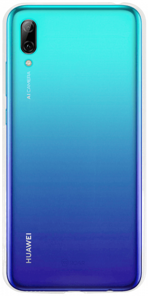 Huawei Y7 Pro 2019 szilikon tok gyári ROAR átlátszó