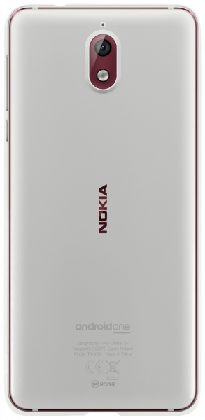 Nokia 3 2018 (Nokia 3.1) szilikon tok gyári ROAR átlátszó