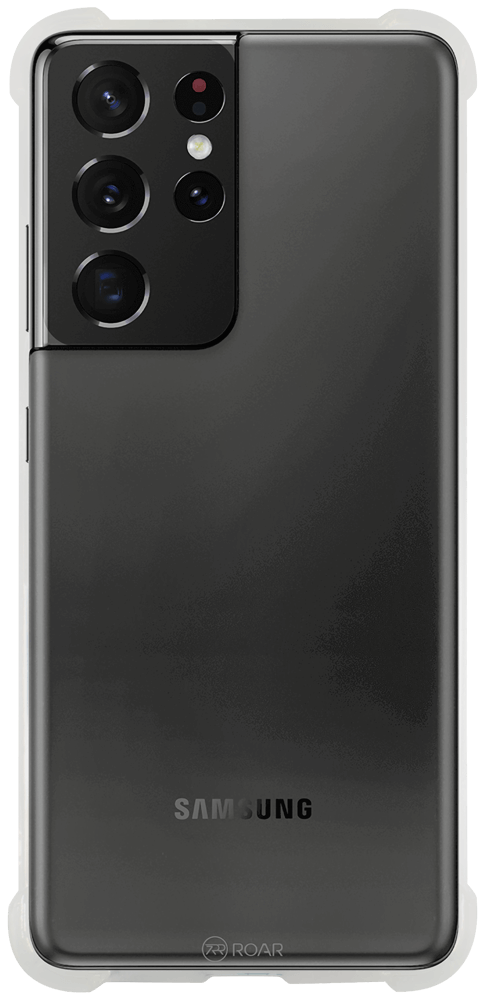 Samsung Galaxy S21 Ultra 5G (SM-G998B) kemény hátlap gyári ROAR légpárnás sarok átlátszó
