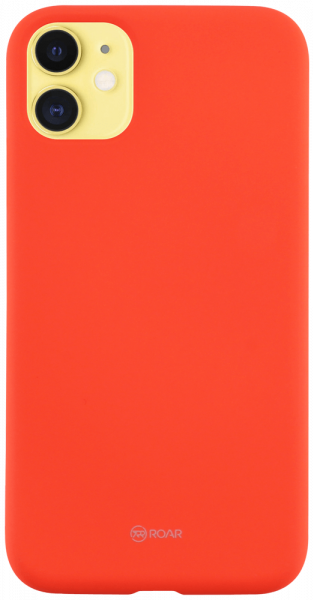 Apple iPhone 11 szilikon tok gyári ROAR barackszínű