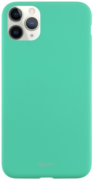 Apple iPhone 11 Pro Max szilikon tok gyári ROAR mentazöld