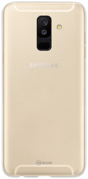 Samsung Galaxy A6 Plus 2018 (A605) szilikon tok gyári ROAR átlátszó