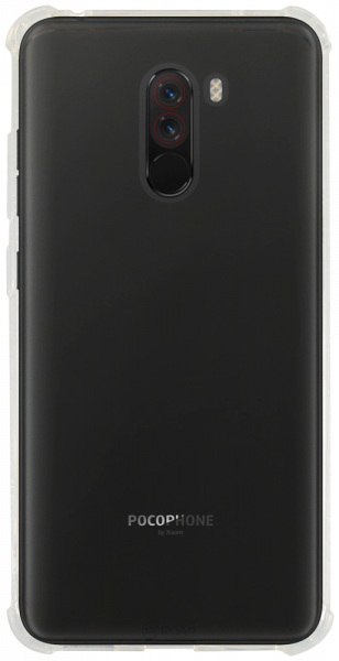 Xiaomi Pocophone F1 kemény hátlap gyári ROAR légpárnás sarok átlátszó