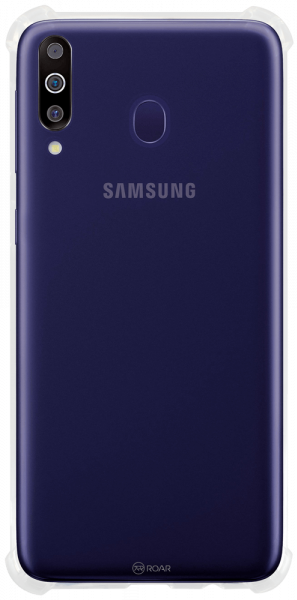 Samsung Galaxy M30 (SM-M305) kemény hátlap gyári ROAR légpárnás sarok átlátszó