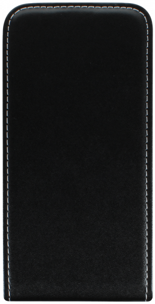 Apple iPhone 12 Pro lenyíló flipes bőrtok fekete