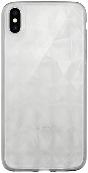 Apple iPhone XS Max szilikon tok 3D gyémántmintás átlátszó