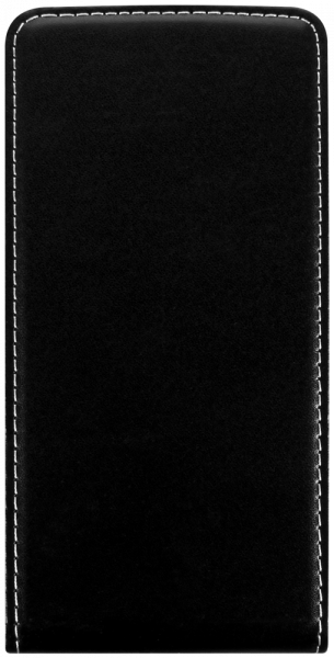 Huawei Honor Play 8A lenyíló flipes bőrtok fekete