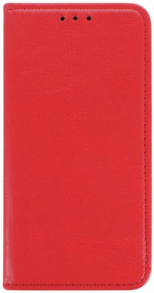Apple iPhone 12 Mini oldalra nyíló flipes bőrtok valódi bőr piros
