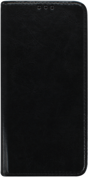 Huawei Y7 Prime 2019 oldalra nyíló flipes bőrtok valódi bőr fekete