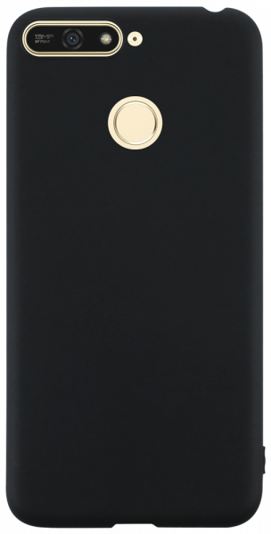 Huawei Y6 Prime 2018 szilikon tok matt fekete
