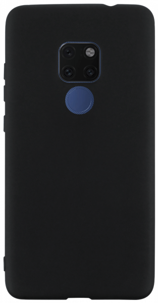 Huawei Mate 20 szilikon tok matt fekete