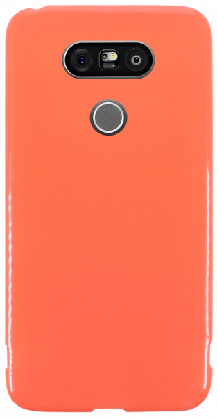 LG G5 Titan (H850) szilikon tok lazac színű