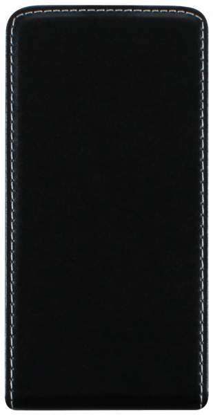 Nokia 2 lenyíló flipes bőrtok fekete