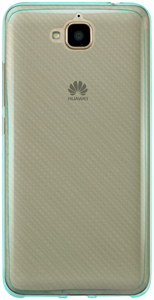 Huawei Y6 Pro (Honor Play 5X) szilikon tok átlátszó türkiz