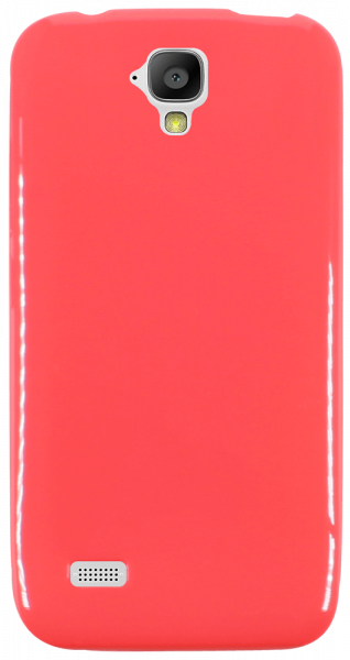 Huawei Y5 (Y560) szilikon tok fényes rózsaszín