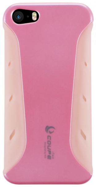 Apple iPhone 5S kemény hátlap szilikon keret rózsaszín