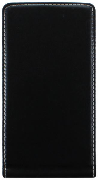 Sony Xperia L2 lenyíló flipes bőrtok fekete